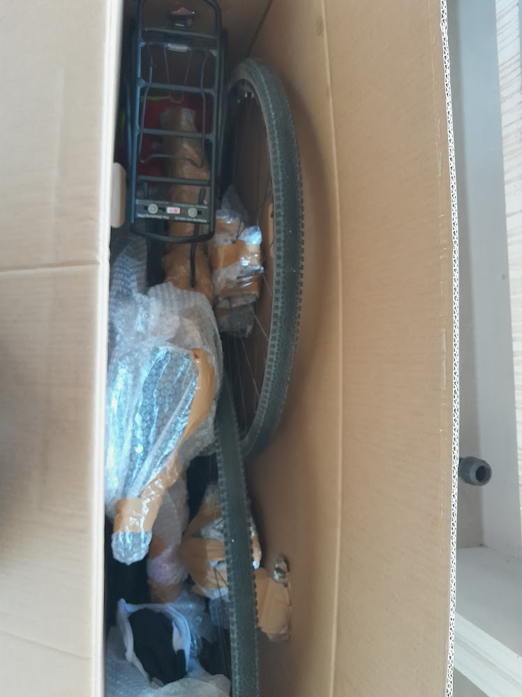 wheels seat and pannier rack