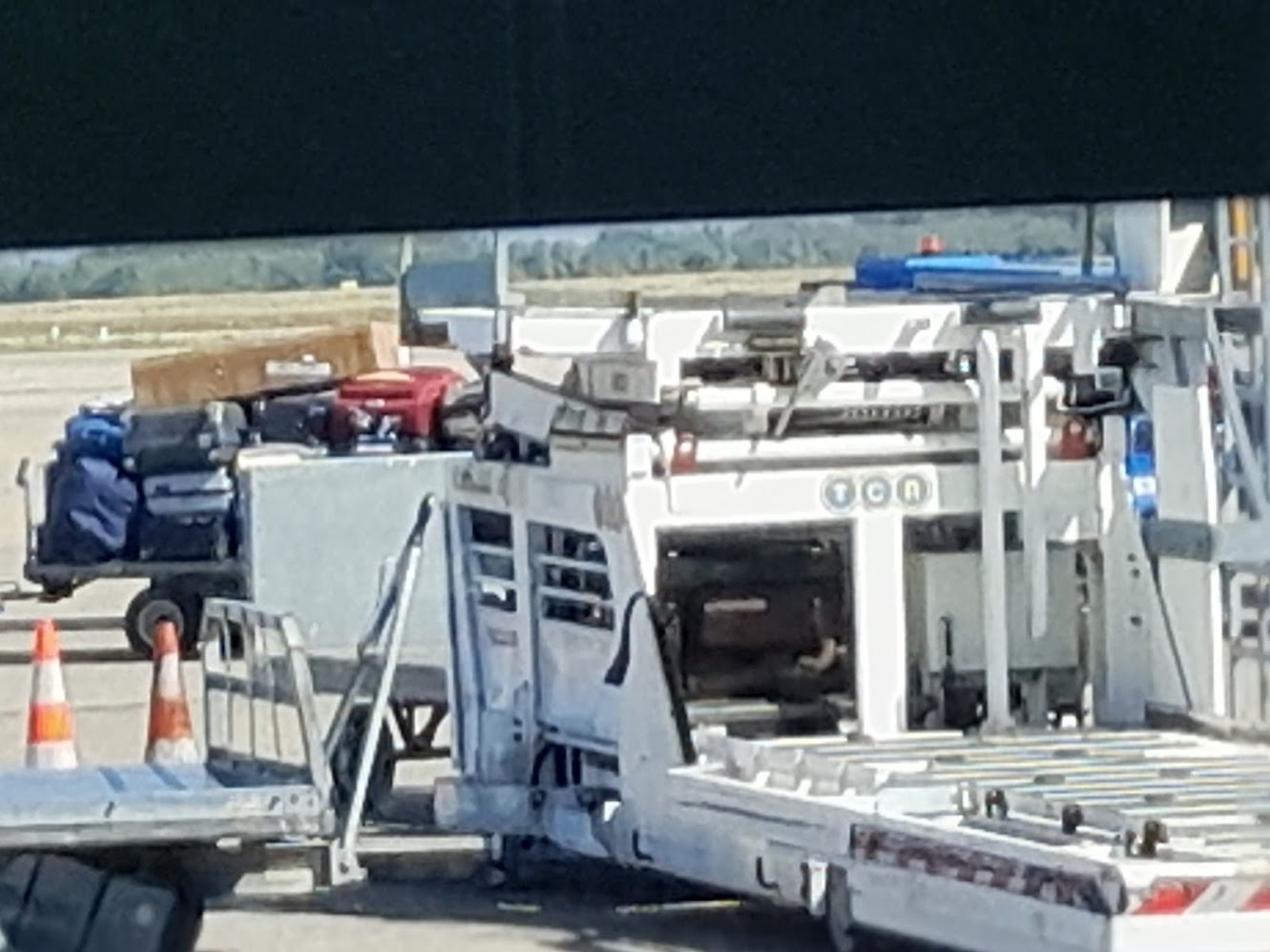 here is my bike box, ready to be loaded on the plane